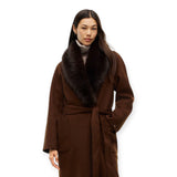 Cappotti Donna Tommy Hilfiger - Df Wool Reg Belted Coat - Marrone