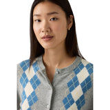 Cardigan Donna Levi's - Super Soft Crewneck - Grigio