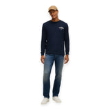 Maglie a manica lunga Uomo Tommy Hilfiger - Hilfiger 1985 Graphic Ls Tee - Blu
