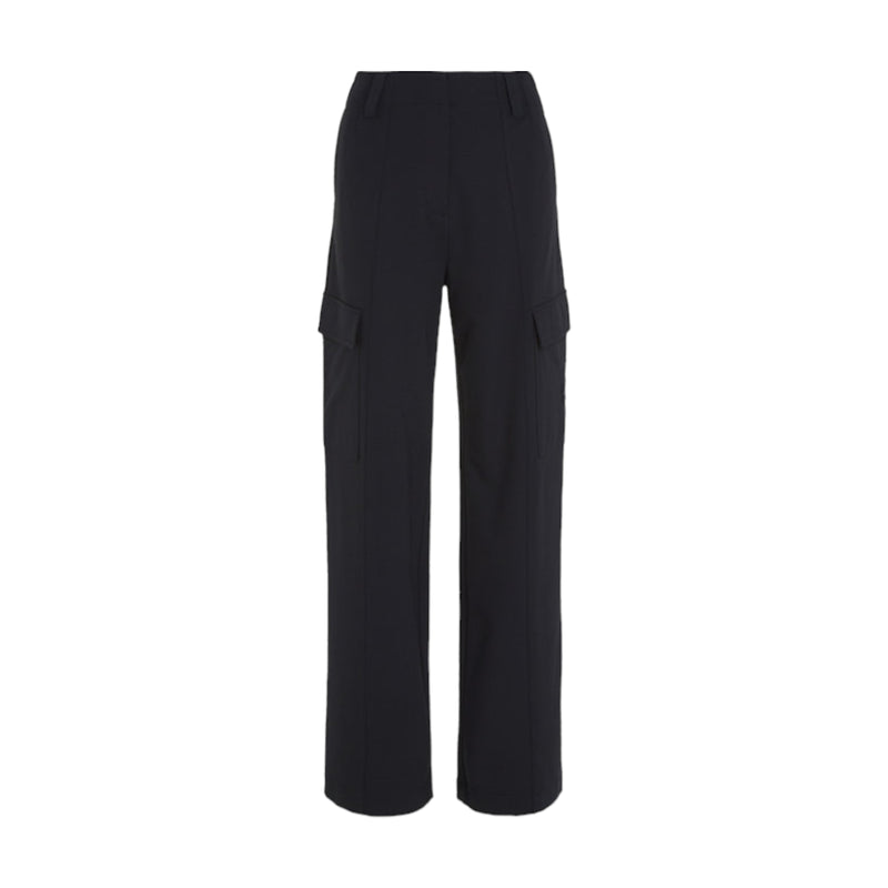 Pantaloni Donna Calvin Klein - High Rise Milano Utility Pants - Nero