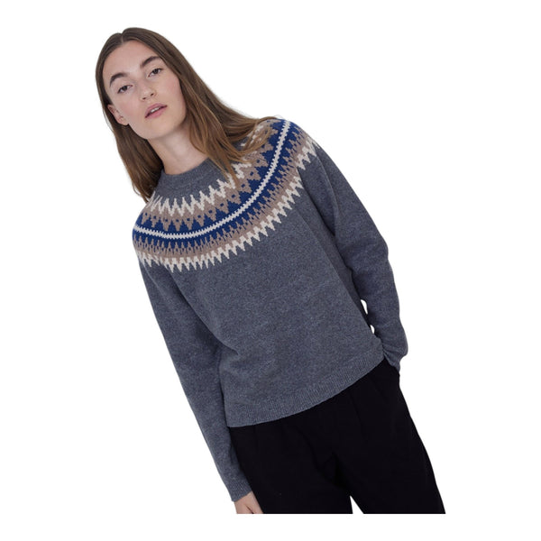 Maglioni Donna Yerse - Pull Greca - Grigio