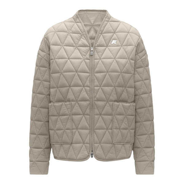 Giubbini Donna K-Way - Selime Diamond Quilted Warm Af - Beige