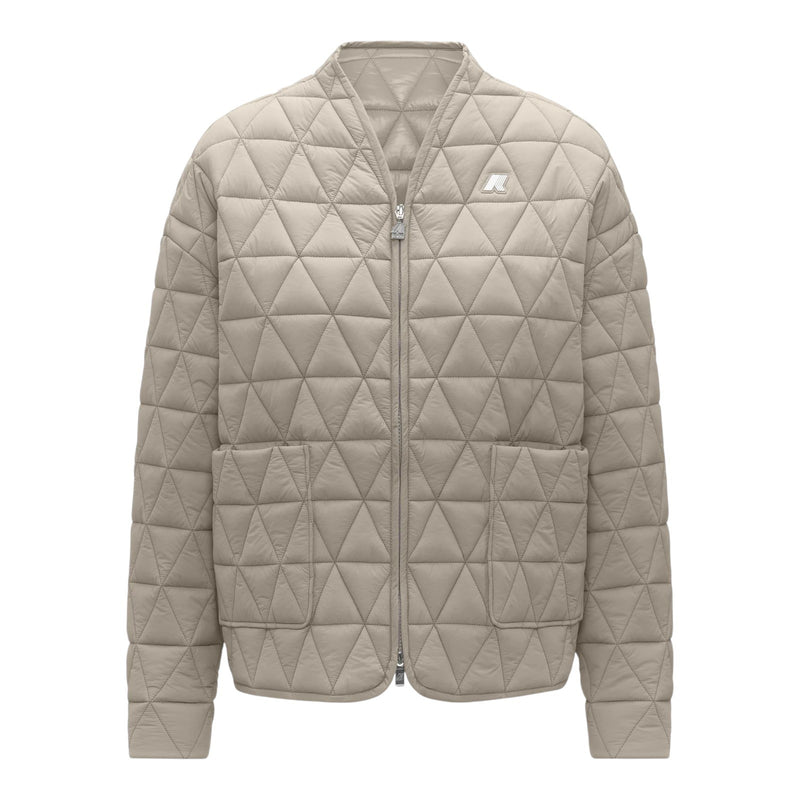 Giubbini Donna K-Way - Selime Diamond Quilted Warm Af - Beige