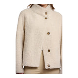 Cappotti Donna RINO & PELLE - Jacket with high collar - Panna