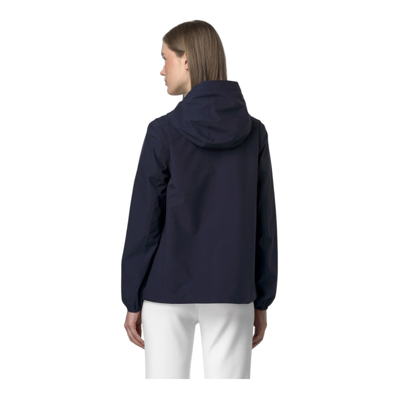 Giubbini Donna K-Way - Marguerite Stretch Poly Jersey - Blu