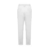 Pantaloni Uomo Alpha Studio - Panta Lungo Lino Navetta - Bianco