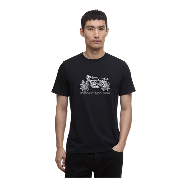 T-shirt Uomo Barbour International - Venture Graphic T-Shirt - Nero