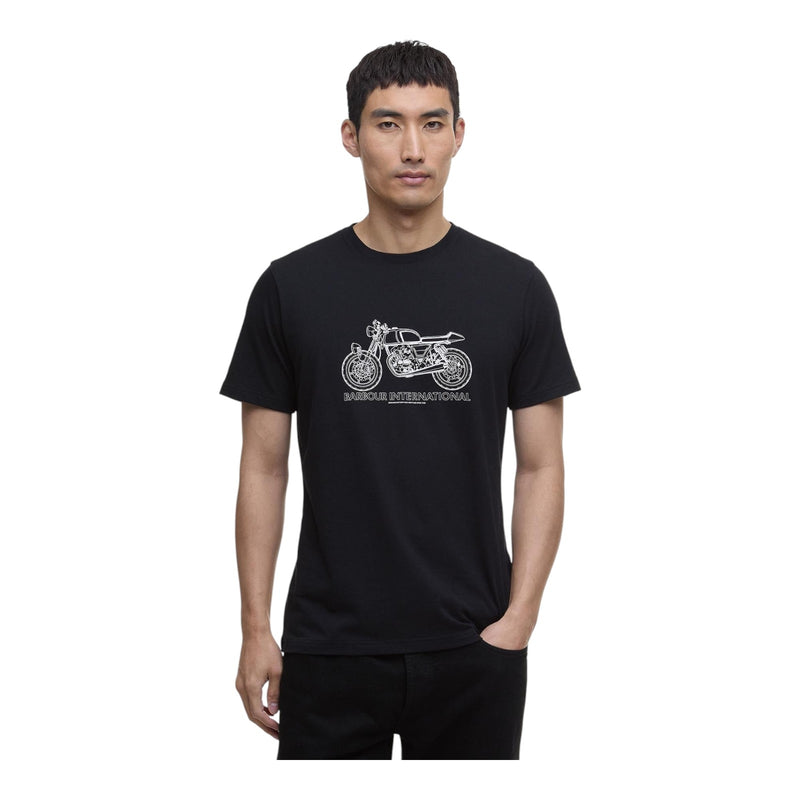 T-shirt Uomo Barbour International - Venture Graphic T-Shirt - Nero