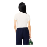 Polo Donna Lacoste - Maglietta M/C - Bianco