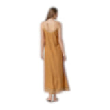 Vestiti casual Donna Surkana - Vestito a spalline lungo - Cammello