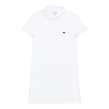 Abiti casual Bambina Lacoste - Abitino Pique Mezza Manica - Bianco