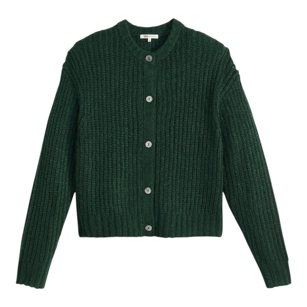 Cardigan Donna Levi's - Luna Shell Button Cardi Mountain View - Verde