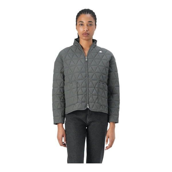Giubbini Donna K-Way - Selime Diamond Quilted Warm Af - Grigio
