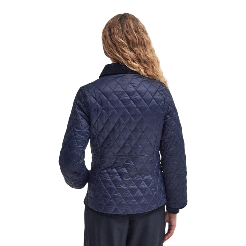 Giubbini Donna Barbour - Fitted Beadnell Quilt - Blu