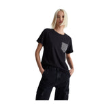 T-shirt Donna Liu Jo - Ecs T-Shirt Moda M/C - Nero