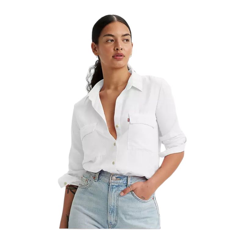 Camicie Donna Levi's - Doreen Utility Shirt - Bianco