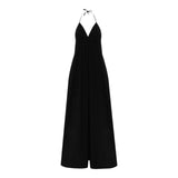 Vestiti casual Donna Alpha Studio - Abito S/M Lungo Popeline Unito - Nero