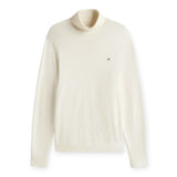 Maglie a manica lunga Uomo Tommy Hilfiger - Pima Org Ctn Cashmere Roll Neck - Panna