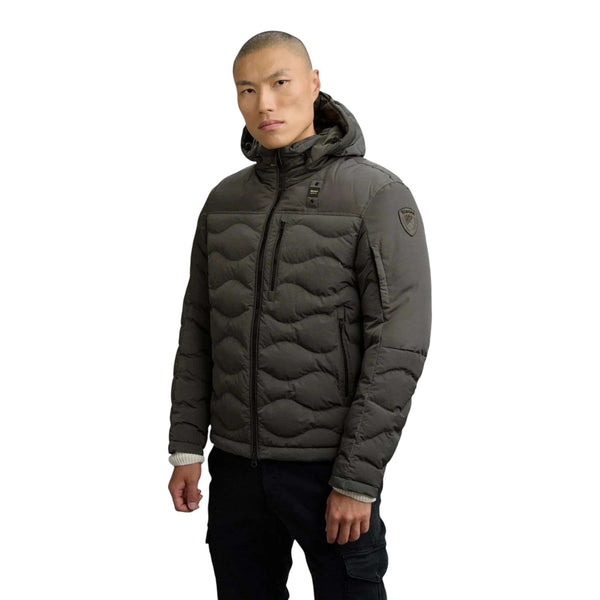 Piumini Uomo Blauer - Hartford Giubbini Corti Imbottito Ovatta - Verde