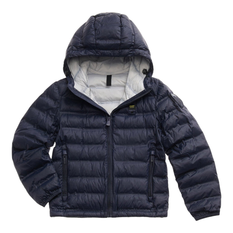 Giubbini Uomo Blauer - Charles Junior Giubbini Corti Imbottito Ovatta - Blu