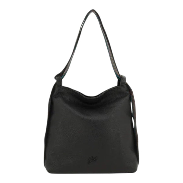 Borse a spalla Donna Gabs - Dorina Tg L - Bull+Nastro Multicolor Black - Nero