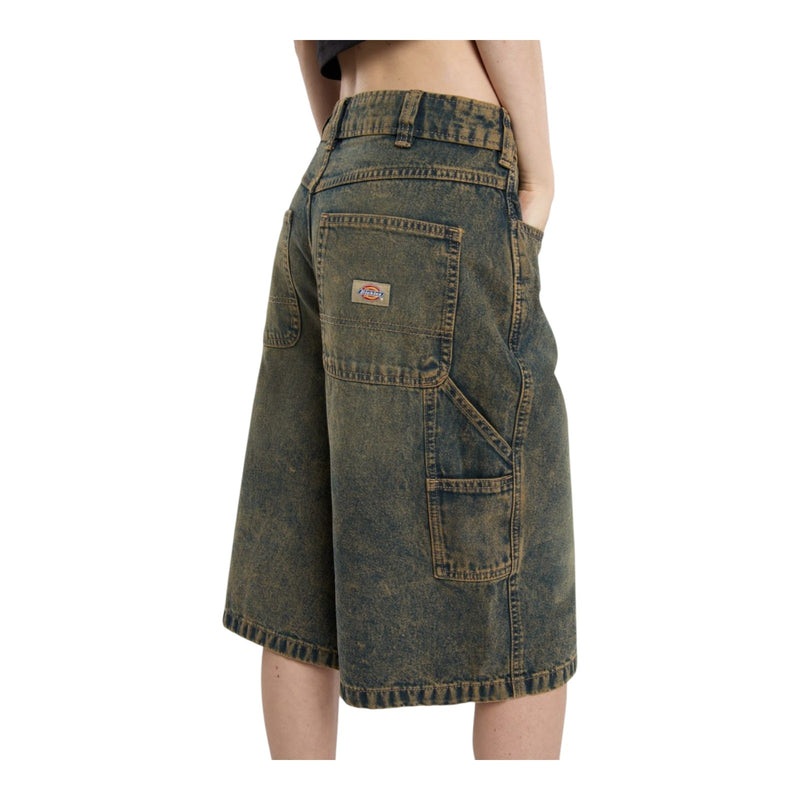 Bermuda Donna Dickies - Carpenter Denim Jort W Whitecap Gray - Beige