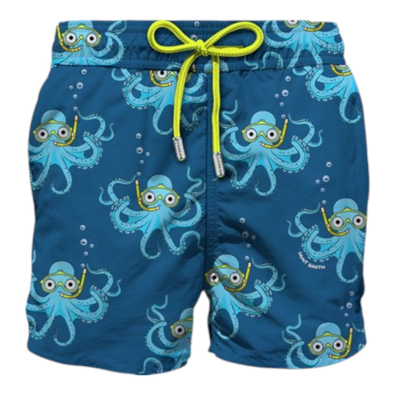 Pantaloncini e calzoncini Uomo Mc2 Saint Barth - Lighting Ultralight Swim Short - Blu