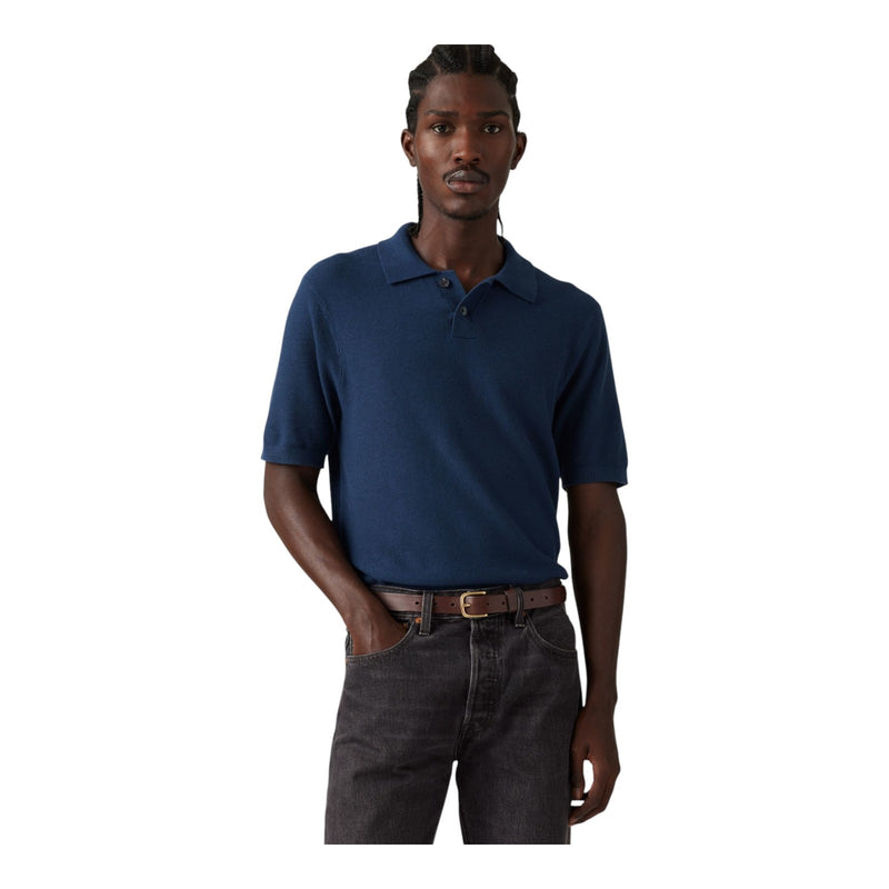 Maglie Uomo Levi's - Sweater Knit Polo Linen Seed Stitch Brig - Multicolore