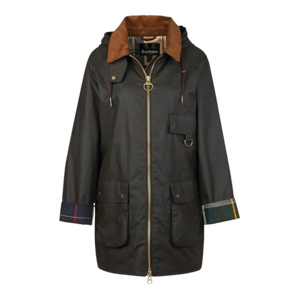 Giubbotti Donna Barbour - Highclere Wax Jacket - Verde