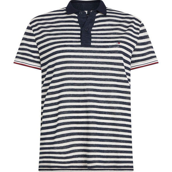 Polo Uomo Tommy Hilfiger - Breton Stripe Linen - Multicolore