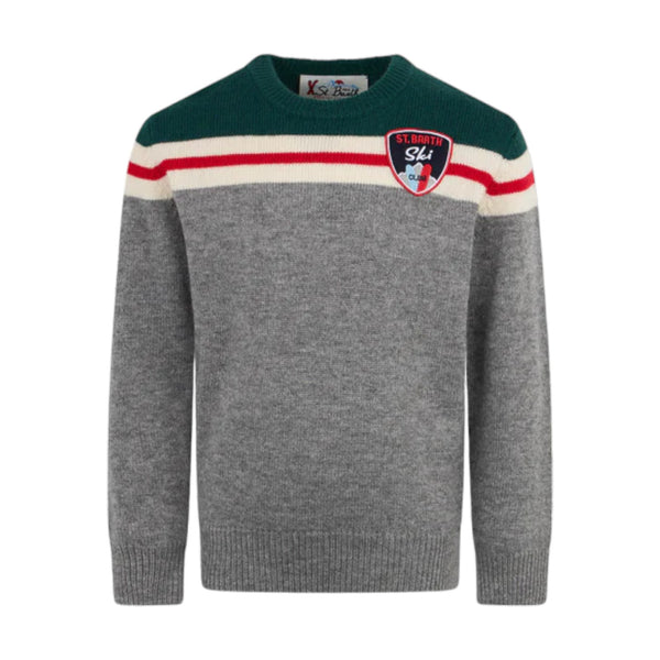 Maglioni Uomo Mc2 Saint Barth - Heron Ski Crewneck Sweater - Multicolore