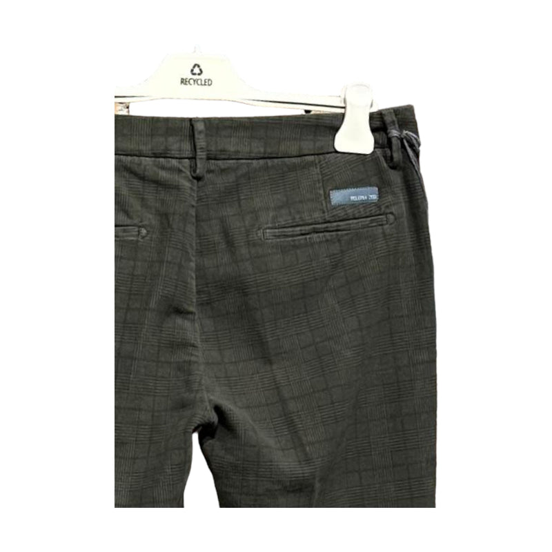 Pantaloni Uomo Teleria Zed - Bob Tasca America Principe Di Galles - Verde