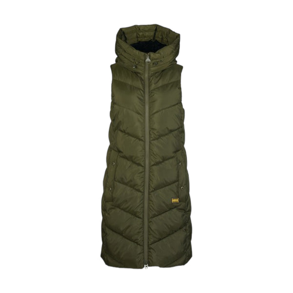 Gilet Donna Barbour International - Boston Gilet - Verde militare