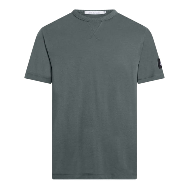 T-shirt Uomo Calvin Klein - Badge Regular Tee - Grigio