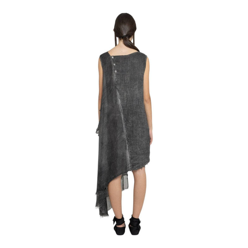 Vestiti casual Donna Sanctamuerte - Abito Midi Smanicato - Grigio