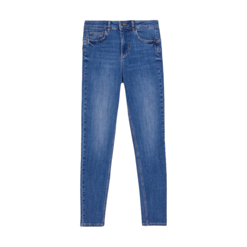 Jeans Donna Liu Jo - Botton Up Divine H.w. - Blu