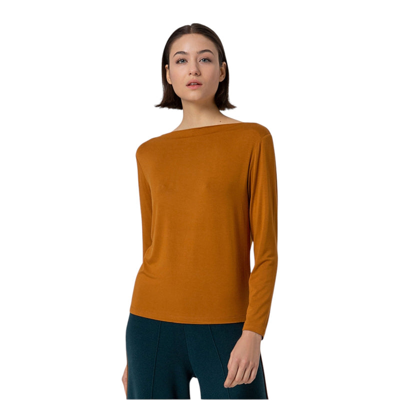 T-shirt Donna Surkana - T-shirt ampia - Ocra