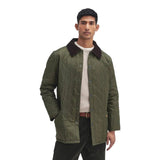 Giubbotti Uomo Barbour International - Heritage Liddesdale Quilt - Oliva