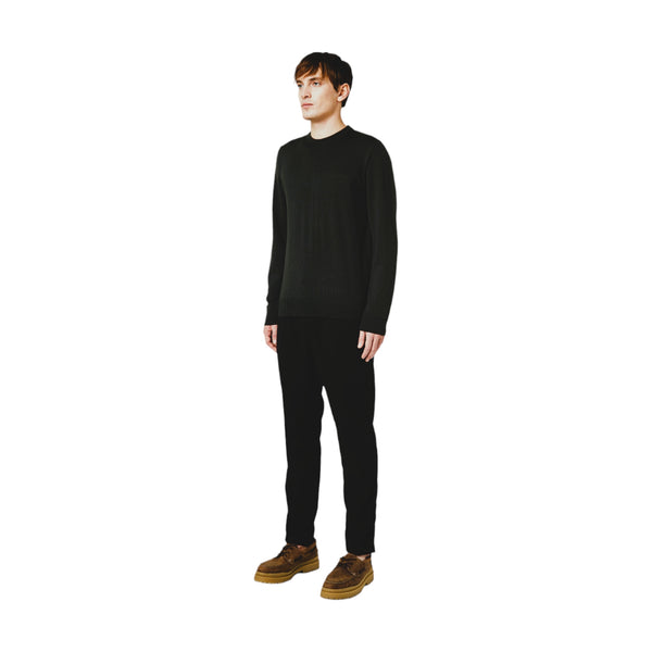 Maglioni Uomo Alpha Studio - Girocollo M/L Basic Slim - Nero