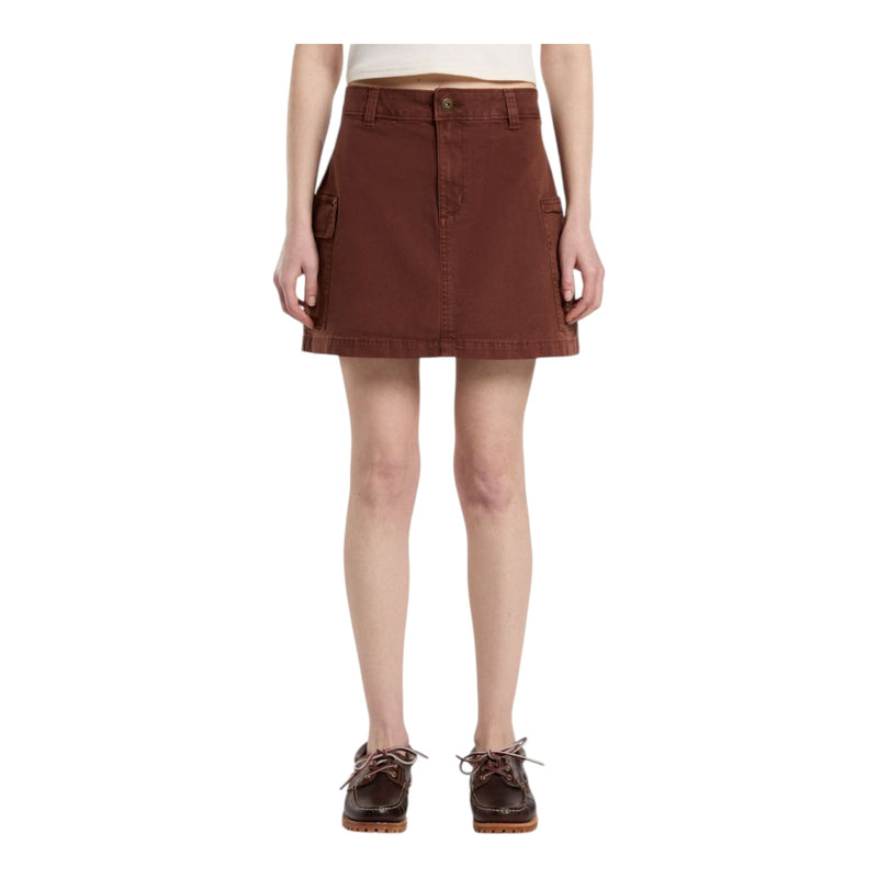 Gonne casual Donna Dickies - River Ranch Mini Skirt W - Marrone
