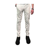 Pantaloni Uomo Teleria Zed - Bob Pantalone Velluto Tasca America - Panna