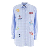 Bluse e camicie Donna Mc2 Saint Barth - Brigitte	Shirt Popeline - Azzurro