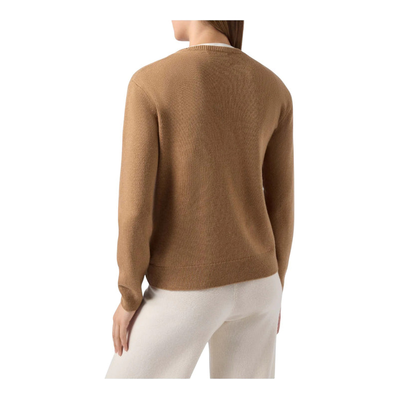 Maglioni Donna Mc2 Saint Barth - New Queen New Crewneck Sweater - Beige