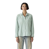Camicie Donna Levi's - Harlie Boyfriend Shirt - Verde