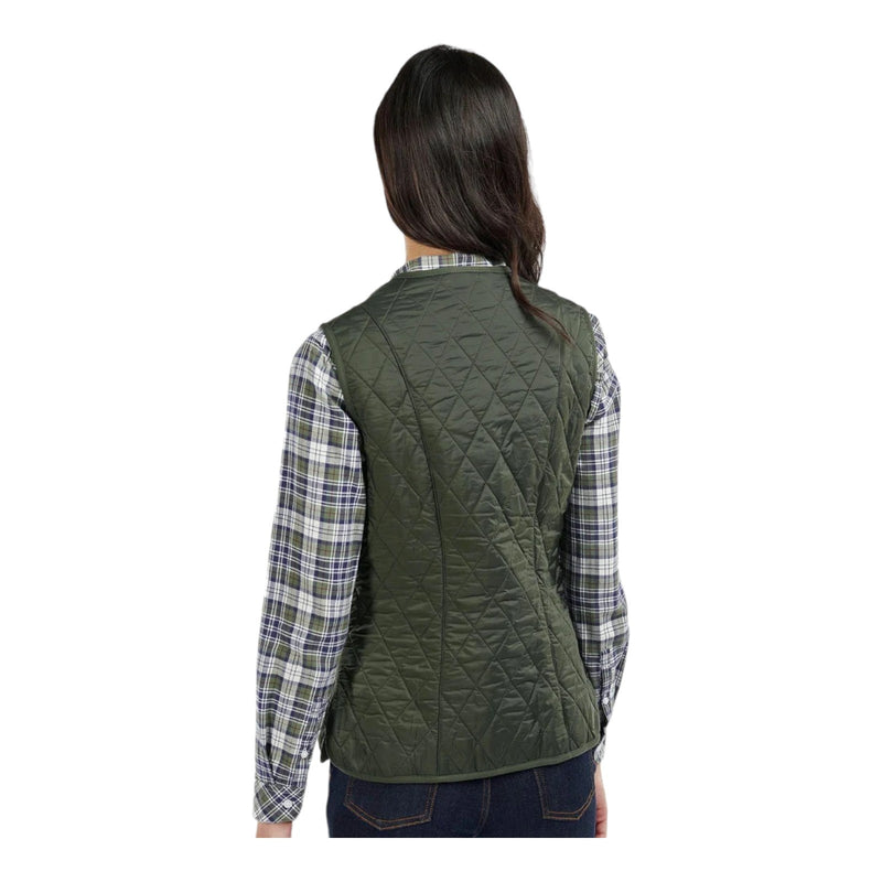 Gilet Donna Barbour - Fleece Betty Liner - Verde