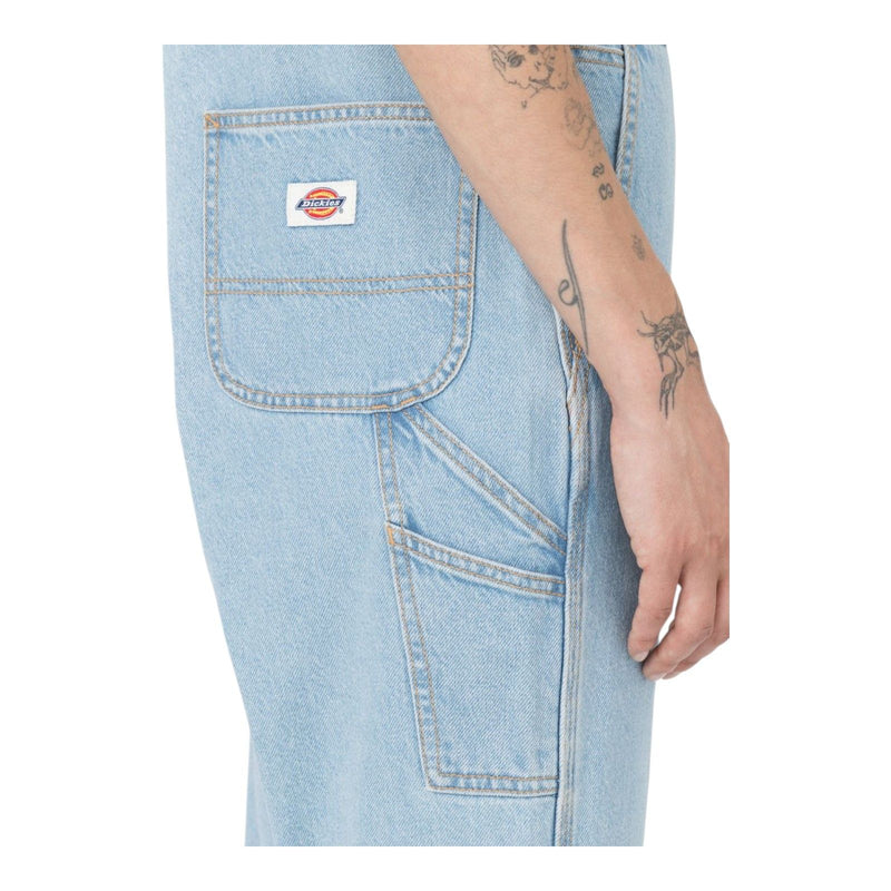 Salopette Donna Dickies - Dickies Classic Denim Bib W Vntg Blue - Denim