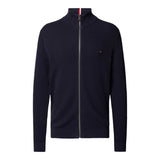 Cardigan Uomo Tommy Hilfiger - Refined Structure Zip Thru - Blu