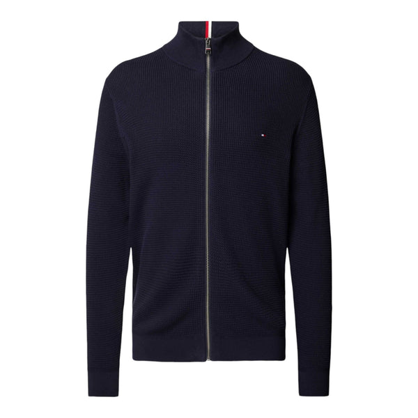 Cardigan Uomo Tommy Hilfiger - Refined Structure Zip Thru - Blu