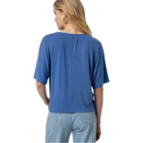 T-shirt Donna Surkana - T-shirt a maniche corte, maniche a palloncino - Azzurro