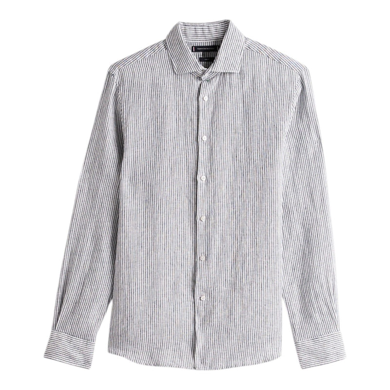 Camicie casual Uomo Tommy Hilfiger Dc Linen Stripe Shirt